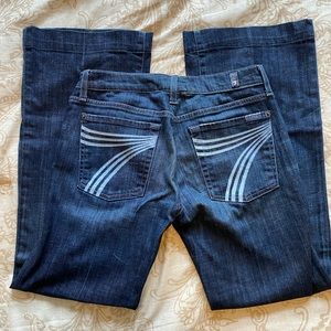 Womens 7 for all mankind dojo flare jeans size 31/30
